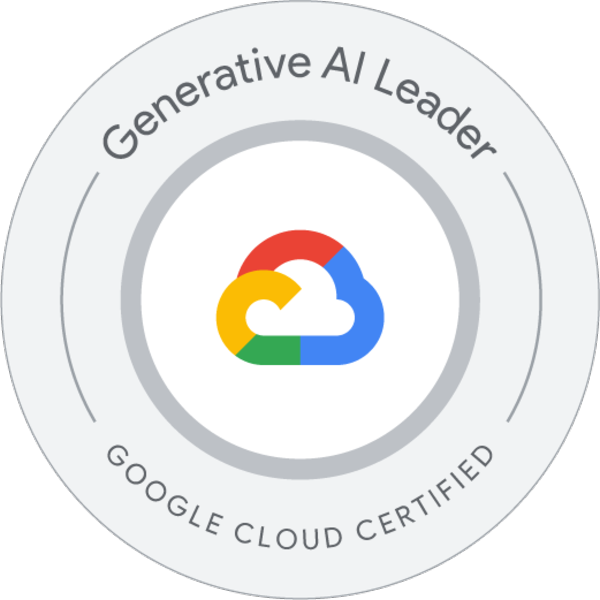 Generative AI Leader Certificate certificate badge